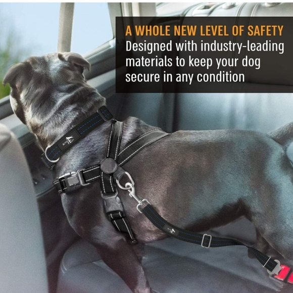 Active Pets Dog Car Harness - Pack of 2 Dog Seatbelts for Cars, Trucks, Travel - Picture 2 of 11